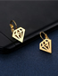Fashion Ez73 Titanium Steel Crown Diamond Love Star Butterfly Geometric Earrings