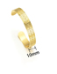 Fashion Gold Color Titanium Steel Embossed Cross Bracelet