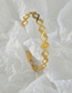 Fashion Gold Color Titanium Steel Embossed Compass Bracelet