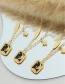 Fashion Steel Color Stainless Steel Xingyue Square Brand Letter Necklace