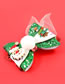 Fashion Santa Claus And Tree Alloy Santa Claus Christmas Tree Standard Hair Ball Sequin Bow Hairpin