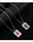 Fashion Hongzhong Alloy Mahjong Necklace