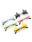 Fashion Ocean Yellow Five-pointed Star Frameless Sunglasses