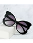 Fashion Champagne Box Tea Slices Pc Butterfly Big Frame Sunglasses
