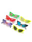 Fashion Green Frame Red Film Pc Color Contrast Cat Eye Sunglasses
