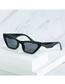 Fashion Black Frame Gray Piece Cat Eye Small Frame Sunglasses