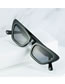Fashion Black Frame Blue Film Cat Eye Small Frame Sunglasses