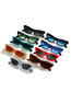 Fashion Red Frame Gray Piece Cat Eye Small Frame Sunglasses