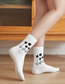Fashion Floret Cotton Geometric Print Socks