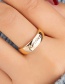Fashion Letter Ring Alloy Dripping Letter Ring