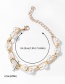 Fashion Bracelet Alloy Pearl Chain Splicing Bracelet