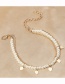 Fashion Gold Color Pearl Beaded Love Bracelet Set