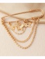 Fashion Butterfly Butterfly Five-pointed Star Tassel Paper Clip Brooch