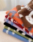 Fashion Orange Rabbit Print Wool Knitted Scarf