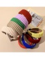 Fashion Beige Wool Knit Broad-brimmed Headband