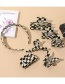 Fashion Butterfly Imitation Acetate Black And White Mig Clamp