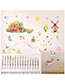 Fashion 30*90cmx2 Pieces In Bag Packaging Farm Carriage Wall Sticker