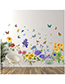 Fashion 40*90cm In Bag Packaging Flowers Butterfly Sunflower Lavender Wall Sticker