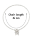 Fashion Silver Color Alloy Butterfly Ot Buckle Necklace