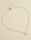 Fashion Gold Color Alloy Geometric Round Necklace