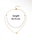 Fashion Gold Color Alloy Geometric Round Necklace