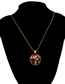 Fashion Black Alloy Geometric Round Necklace
