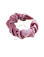 Fashion Pink Gold Velvet Pleated Wide-brimmed Headband