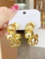 Fashion Gold Color Alloy Geometric Twisted Earrings