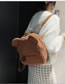 Fashion Brown Plush Bear Ears Backpack
