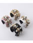 Fashion G Fabric Diamond-studded Pearl Geometric Wide-brimmed Bracelet