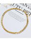 Fashion Gold Color Stainless Steel Geometric Necklace