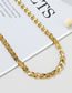 Fashion Gold Color Stainless Steel Geometric Necklace
