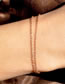 Fashion Double-steel Color Stainless Steel Double-layer Chain Bracelet