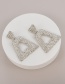 Fashion Silver Alloy Geometric Stud Earrings
