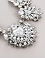 Fashion Silver Alloy Diamond Irregular Love Necklace