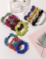 Fashion Fruit Green Suede Pleated Hair Tie