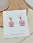 Fashion A Pair Of Cat Ear Studs Alloy Dripping Cat Head Earrings