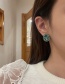 Fashion Pair Of Ear Studs Asymmetric Lacquered Mermaid Stud Earrings