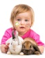 Fashion W Series Easter Flower Arm Set Children Cartoon Bunny Egg Tattoo Stickers