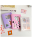Fashion 10 Sheets Of A5 Vertical Double-compartment Inner Pages (without Shell) Love Six-hole Loose-leaf Storage Book
