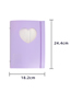 Fashion Purple Shell (without Inner Pages And Decorations) Love Six-hole Loose-leaf Storage Book
