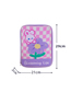 Fashion Purple Grid (universal 9.7-10.2-11 Inch Ipad) Cartoon Checkerboard Flat Storage Bag