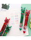 Fashion Green Christmas Tree Cartoon Christmas Ten Color Press Ballpoint Pen
