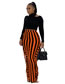 Fashion Pants-rose Red Straight-leg Trousers With Fringes On Both Sides