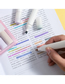 Fashion Color Bar Morandi Color Series Boxed Super Soft Tip Eye Protection Highlighter Pen Set