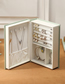 Fashion White Flip Book Multifunctional Storage Box