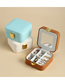 Fashion Off-white Pu Leather Clamshell Storage Box