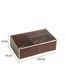 Fashion Transparent Double-layer Flannel Storage Box With Glass Flip Cover