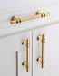 Fashion Brushed Copper/rose Gold 6816a-96 Pitch Zinc Alloy Geometric Drawer Wardrobe Door Handle