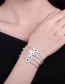 Fashion Kltb077 Metal Mother-of-pearl Eye Beaded Bracelet